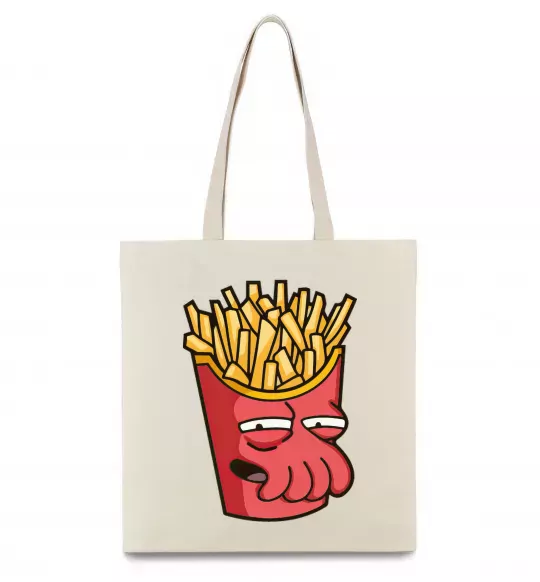 Эко-сумка Зойдберг фри Бежевый фото