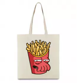 Эко-сумка Зойдберг фри Бежевый фото