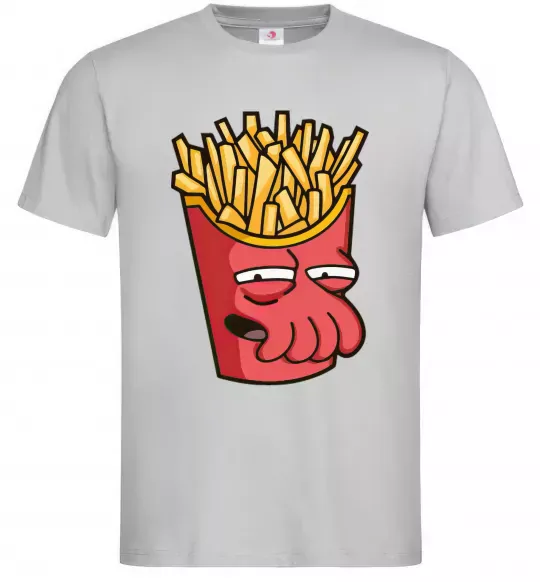 Чоловіча футболка Зойдберг фри Сірий фото