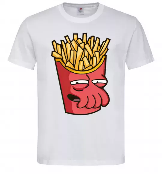 Чоловіча футболка Зойдберг фри Білий фото