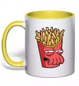 Чашка с цветной ручкой Чашка с цветной ручкой