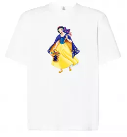Футболка Оверсайз Білосніжка маскарад Белый фото