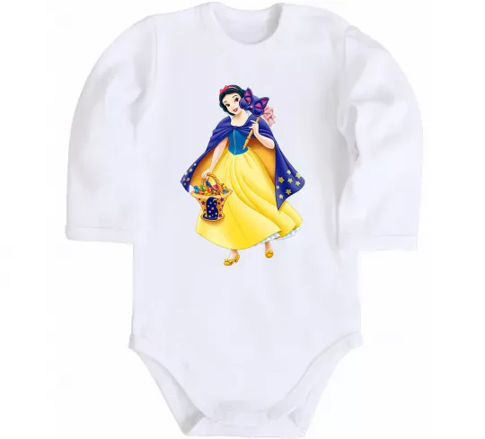 Детский боди Білосніжка маскарад Белый фото