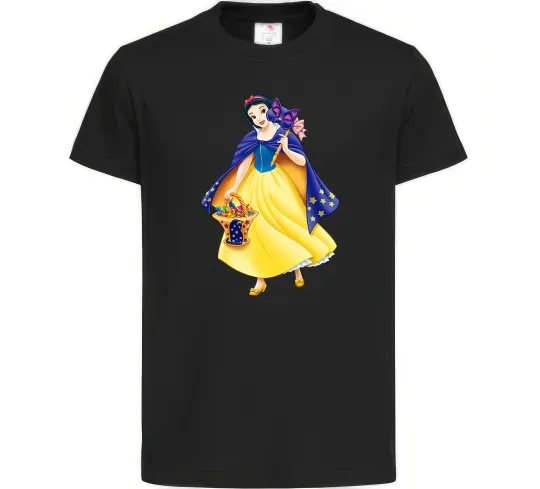 Детская футболка Білосніжка маскарад Черный фото