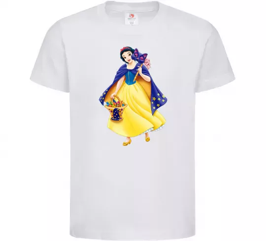 Детская футболка Білосніжка маскарад Белый фото