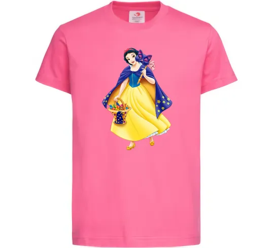 Детская футболка Білосніжка маскарад Ярко-розовый фото
