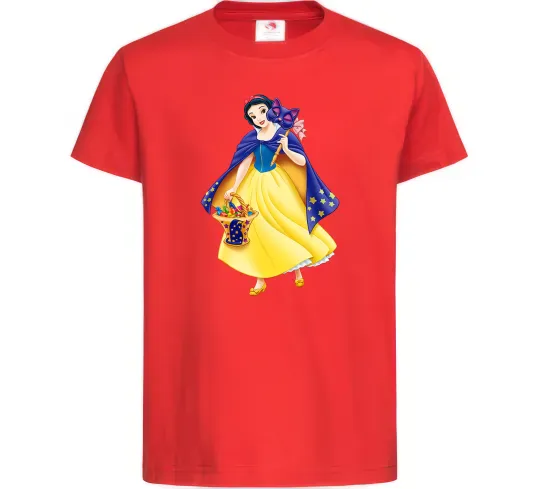 Детская футболка Білосніжка маскарад Красный фото