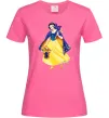 Жіноча футболка Білосніжка маскарад Яскраво-рожевий фото