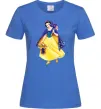 Жіноча футболка Білосніжка маскарад Яскраво-синій фото