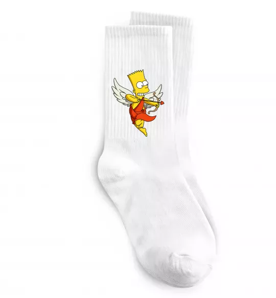 Носки Барт купідон Белый фото