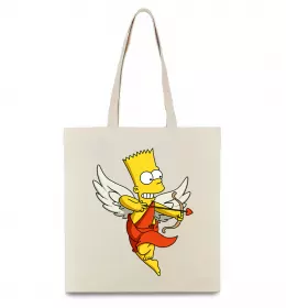 Эко-сумка Барт переможець Бежевый фото