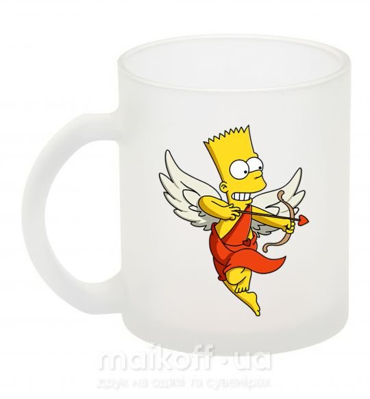 Чашка стеклянная Барт купидон Фроузен фото