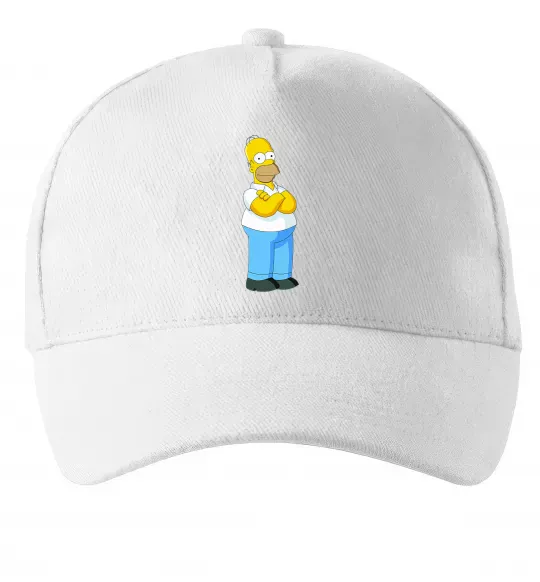 Кепка Гомер Білий фото