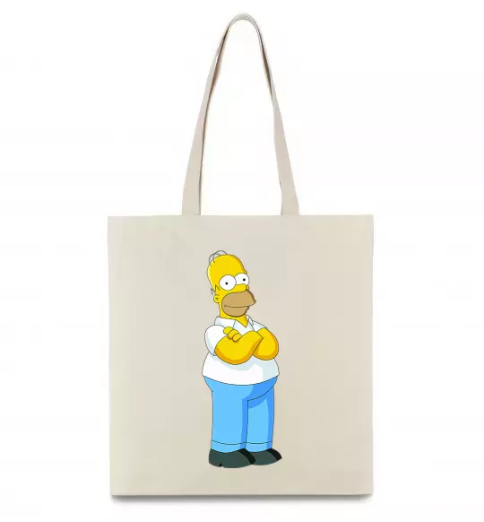 Эко-сумка Гомер Бежевый фото
