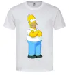 Чоловіча футболка Гомер Білий Чоловіча футболка Гомер Білий фото