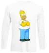 Лонгслив Гомер Белый Лонгслив Гомер Белый фото