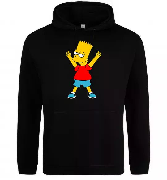 Женская толстовка (худи) Барт переможець Черный фото
