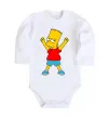 Детский боди Барт переможець Белый фото