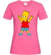 Женская футболка Барт переможець Ярко-розовый фото
