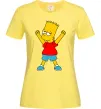 Женская футболка Барт переможець Лимонный фото