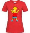 Женская футболка Барт переможець Красный фото