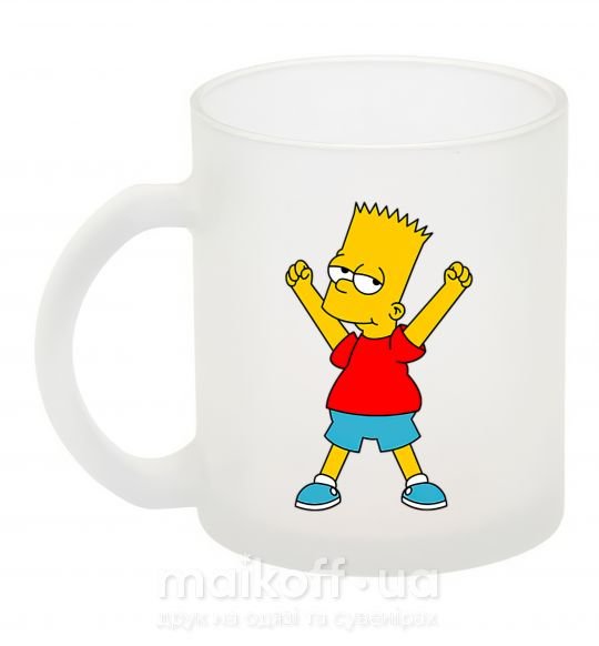 Чашка стеклянная Барт победитель Фроузен фото