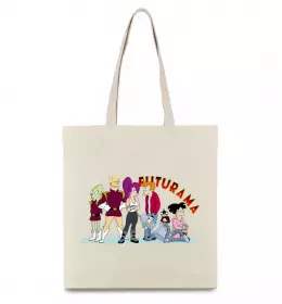 Эко-сумка Герої Футурами Бежевый фото