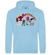 Чоловіча толстовка (худі) Герої Футурами Блакитний фото