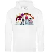 Женская толстовка (худи) Герої Футурами Белый Женская толстовка (худи) Герої Футурами Белый фото