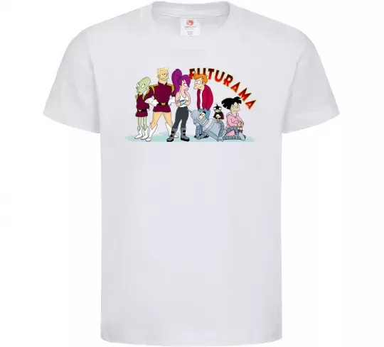 Дитяча футболка Герої Футурами Білий фото