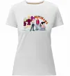 Жіноча преміум футболка Герої Футурами Білий фото