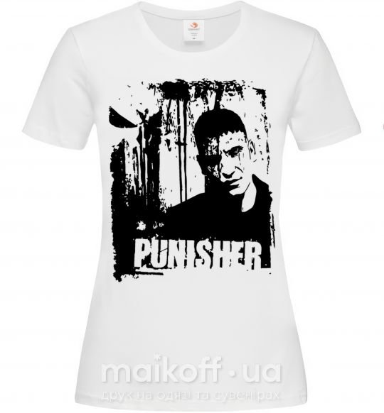 Жіноча футболка Punisher Білий фото