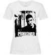 Жіноча футболка Punisher Білий фото
