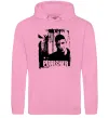 Чоловіча толстовка (худі) Punisher Рожевий фото