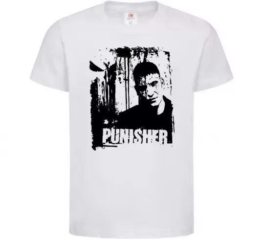 Детская футболка Punisher Белый фото