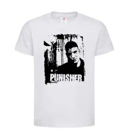 Детская футболка Punisher Белый фото