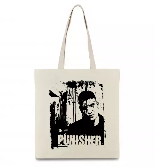 Еко-сумка Punisher Бежевий фото