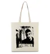 Еко-сумка Punisher Бежевий фото