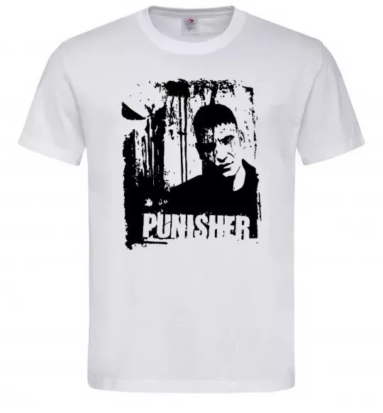Чоловіча футболка Punisher Білий фото