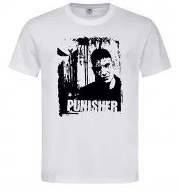 Мужская футболка Punisher Белый фото
