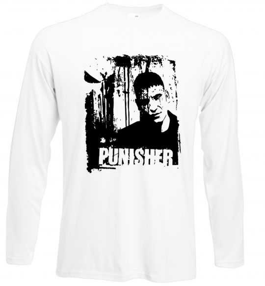 Лонгслів Punisher Білий фото