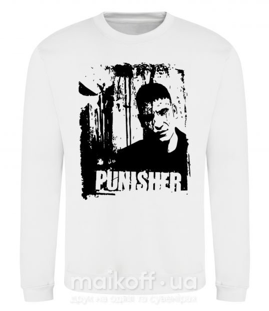 Світшот Punisher Білий фото