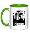 Чашка с цветной ручкой Punisher Зеленый фото