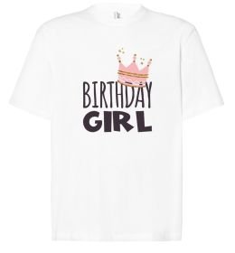 Футболка Оверсайз Birthday girl crown