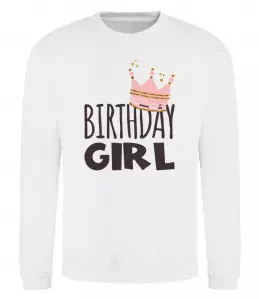 Свитшот Birthday king Черный фото