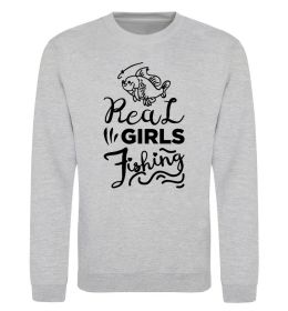 Світшот Real girls fishing