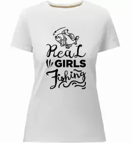 Жіноча преміум футболка Fishing is like the mafia Білий фото