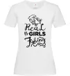 Жіноча футболка Real girls fishing Білий фото