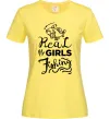 Жіноча футболка Real girls fishing Лимонний фото