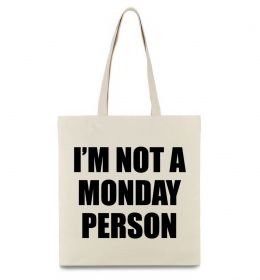 Еко-сумка I'm not a monday person